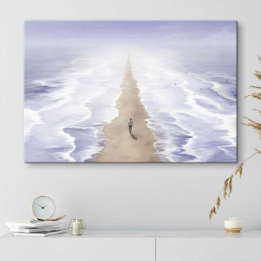 A person walking on a beach A person walking on a beach