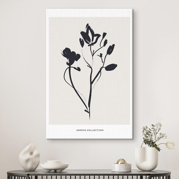 Quadri Un disegno in bianco e nero di fiori (COD: s37399) Quadri Quadri Un disegno in bianco e nero di fiori (COD: s37399)