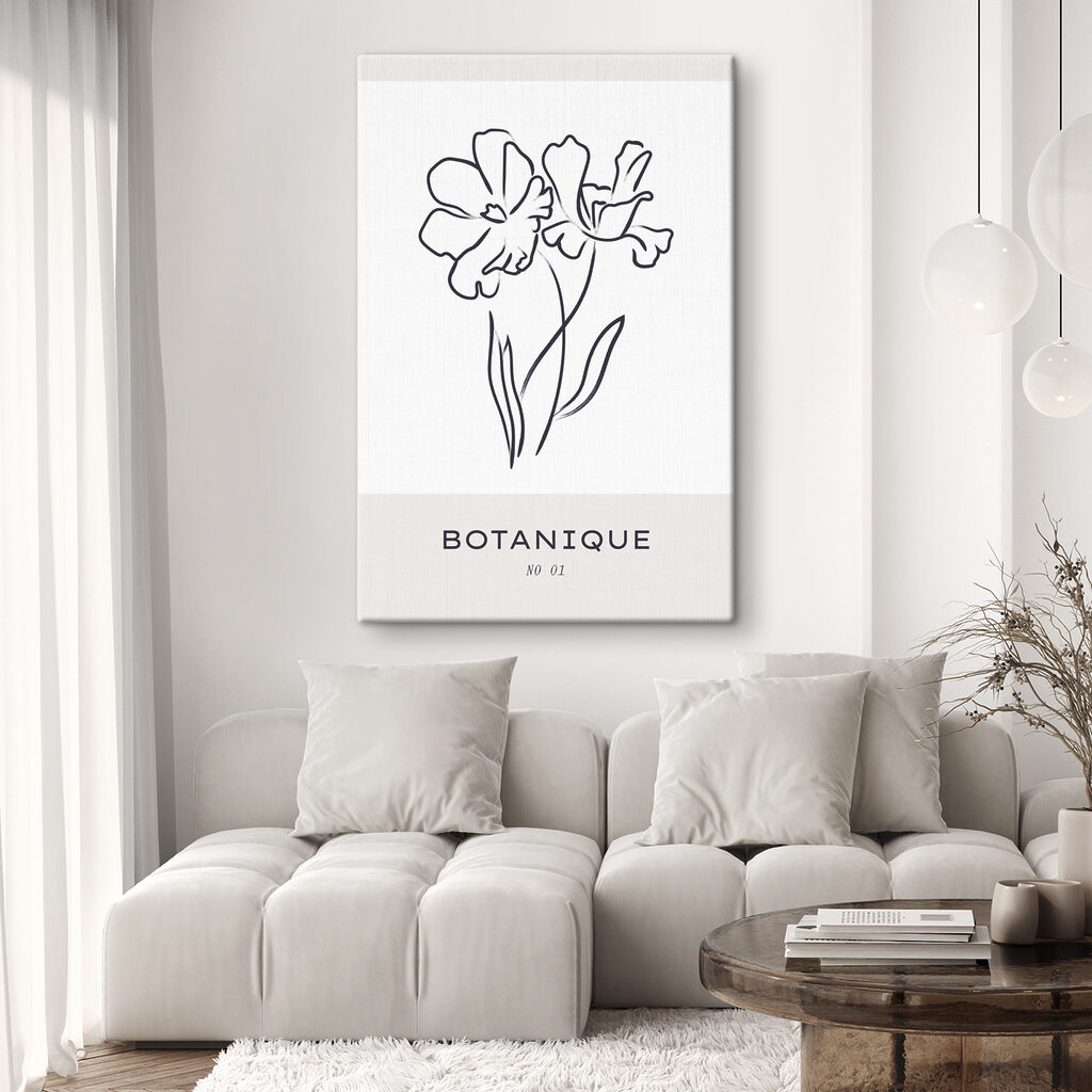 A drawing of flowers on a white background