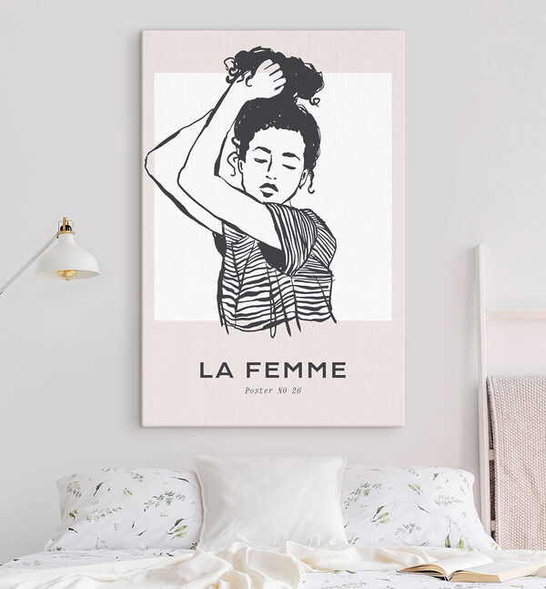 Quadri Quadri Il disegno di una donna con un braccio alzato (COD: s37416)