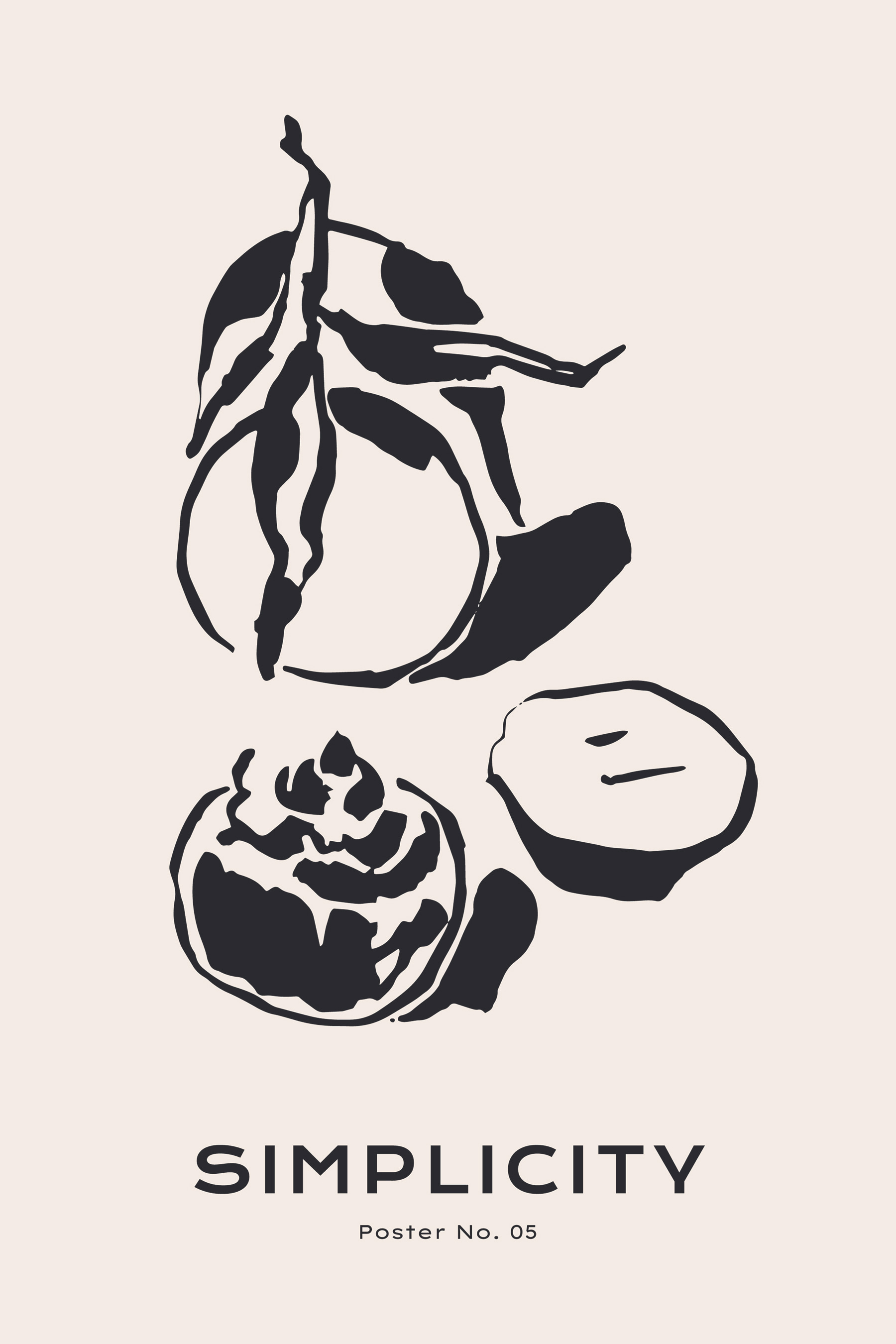 A drawing of a vegetable