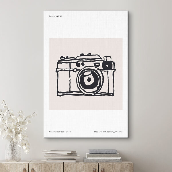 Quadri Quadri Il disegno di una macchina fotografica (COD: s37430)