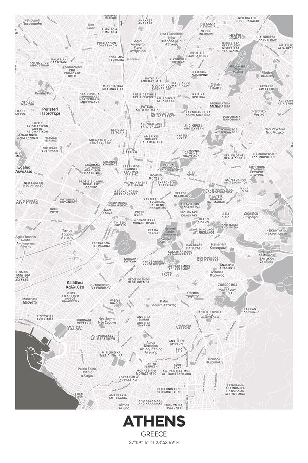 A map of a city A map of a city