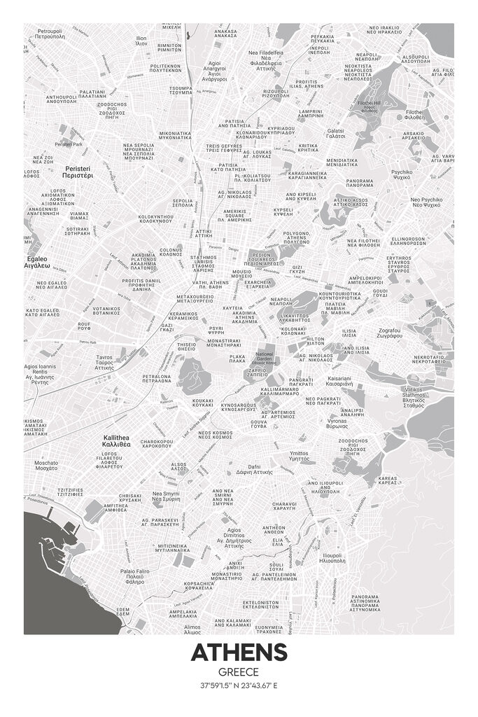 A map of a city A map of a city