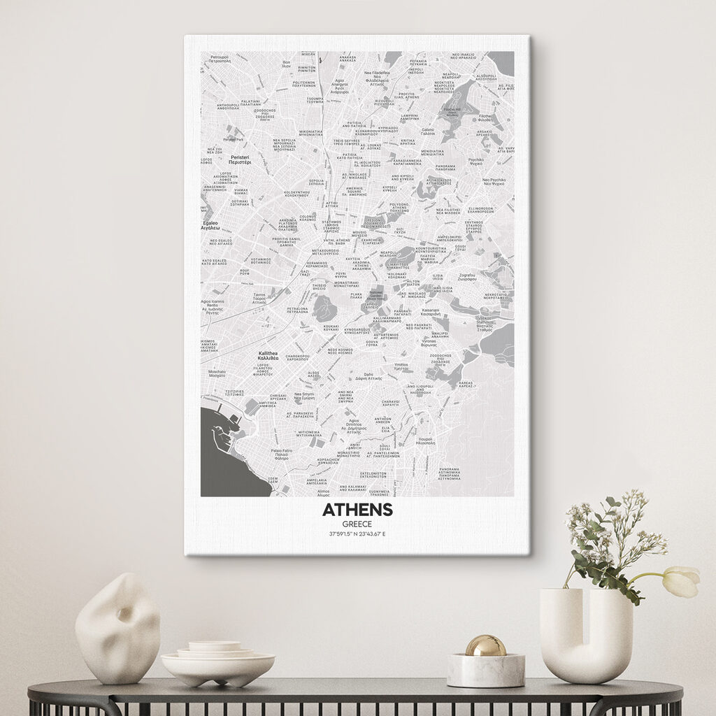 A map of a city A map of a city