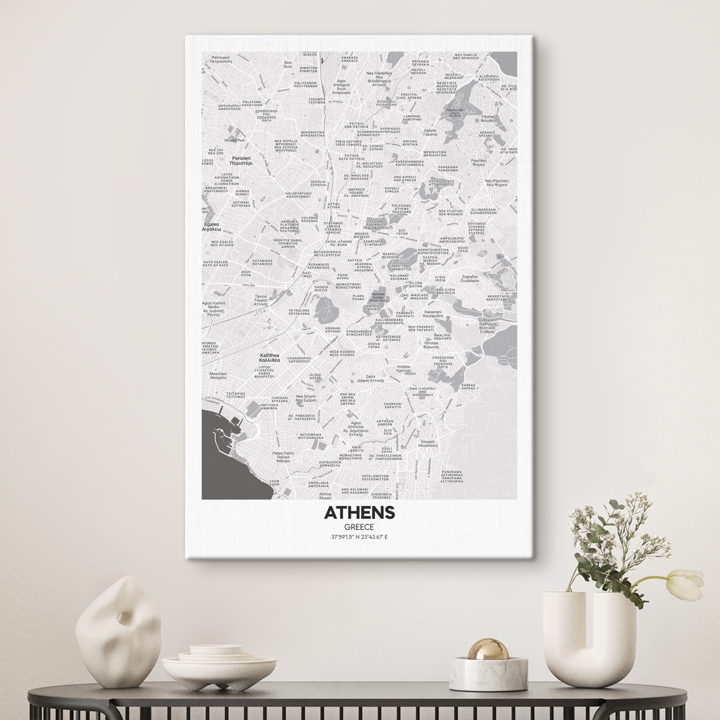 A map of a city A map of a city