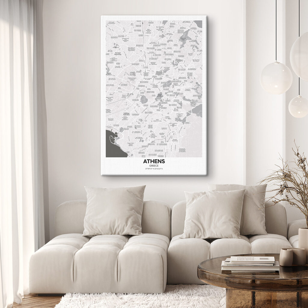 A map of a city A map of a city