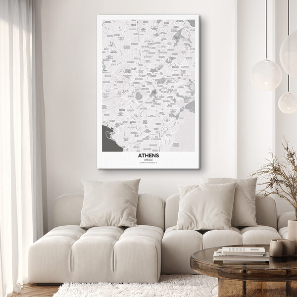 A map of a city A map of a city