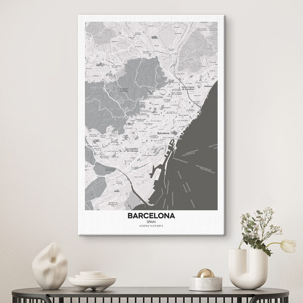 A map of a city A map of a city