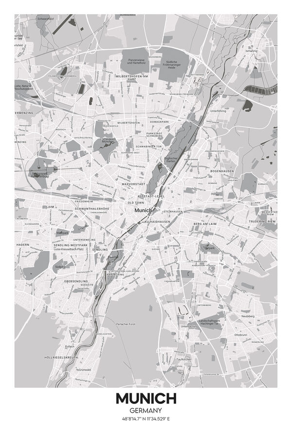 A map of a city A map of a city