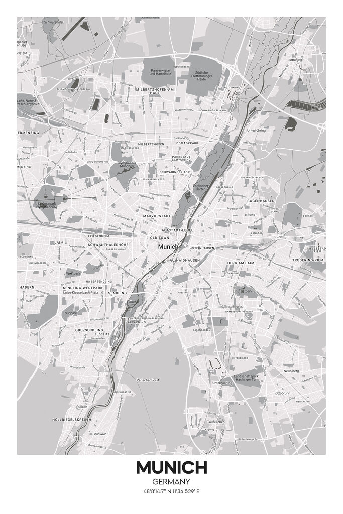 A map of a city A map of a city