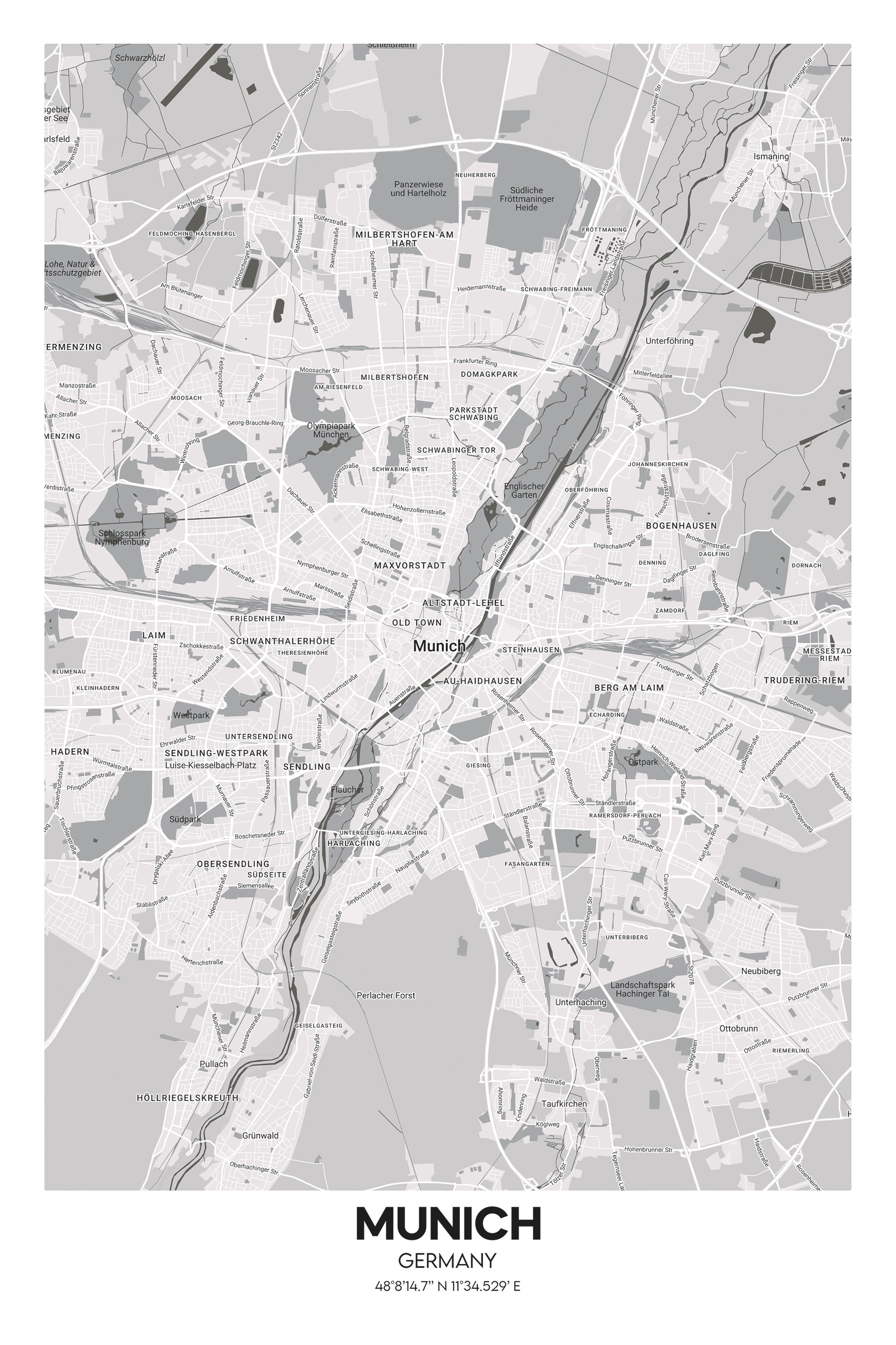 A map of a city A map of a city