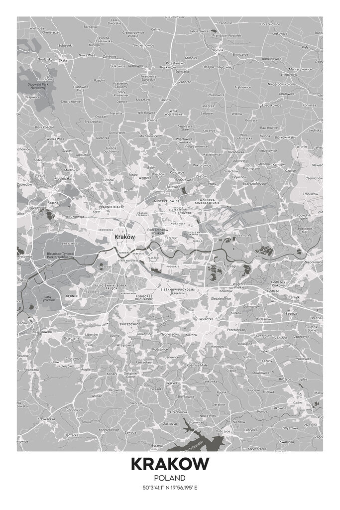 A map of a city