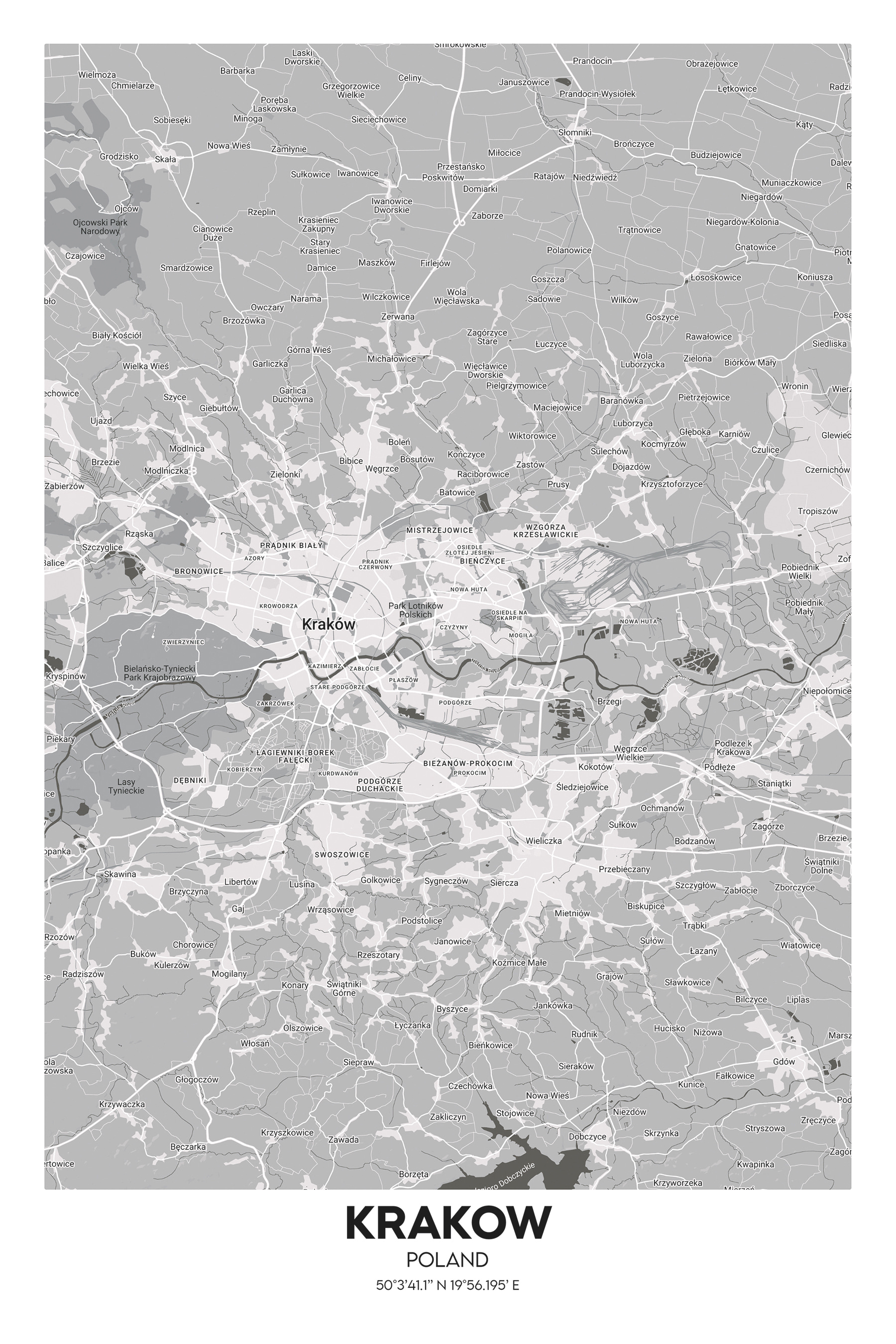 A map of a city