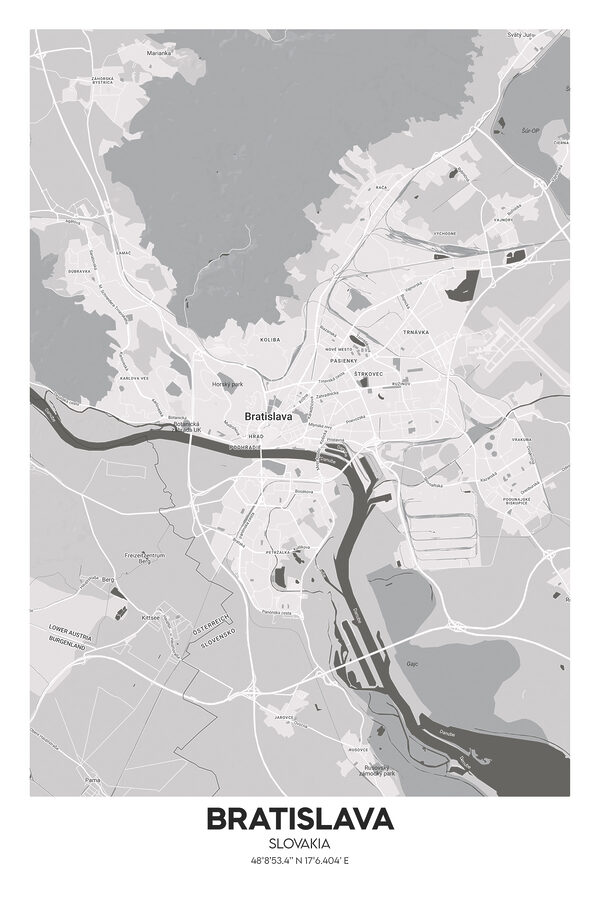 A map of a city A map of a city