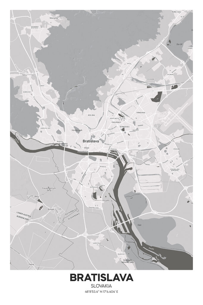 A map of a city A map of a city