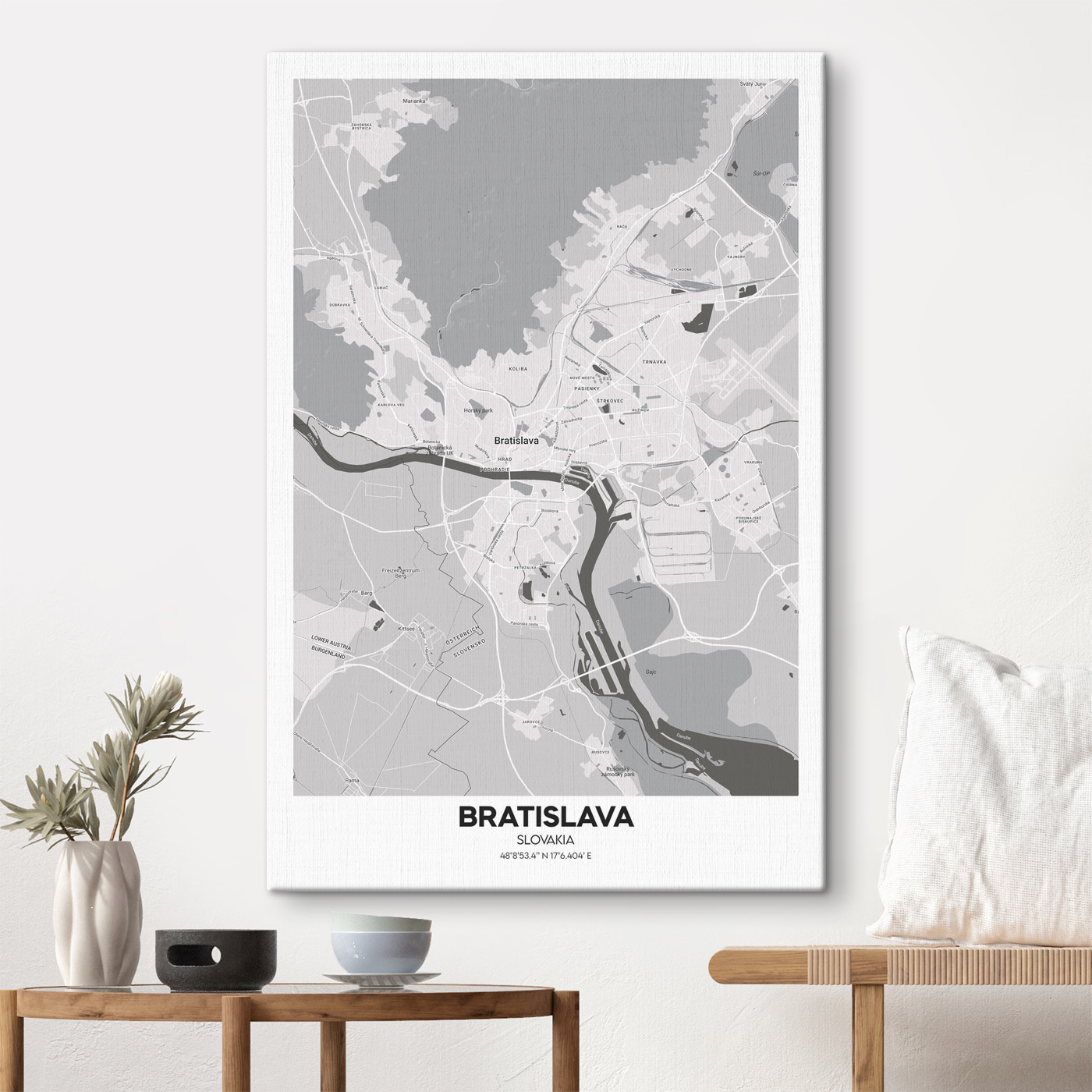 A map of a city A map of a city