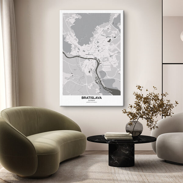 A map of a city A map of a city
