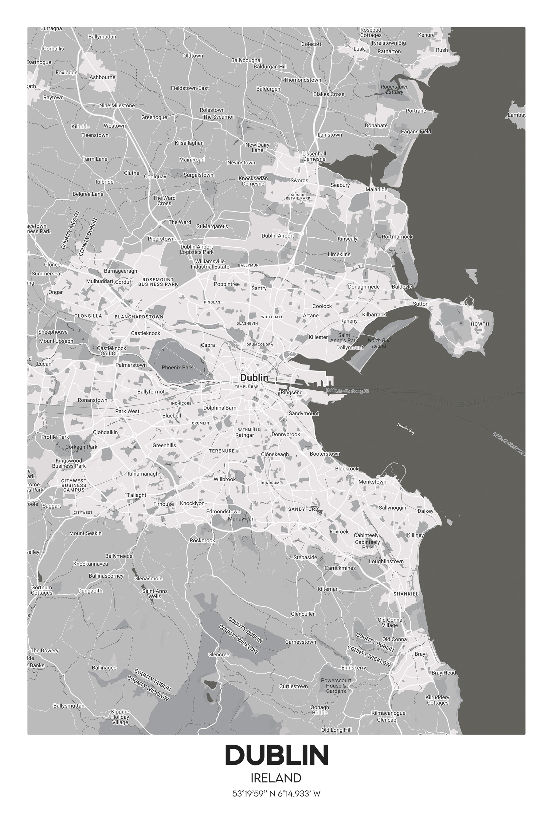 A map of a city
