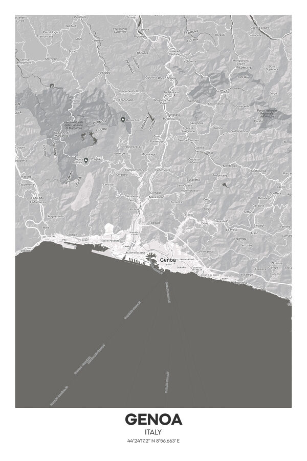 A map of the coast
