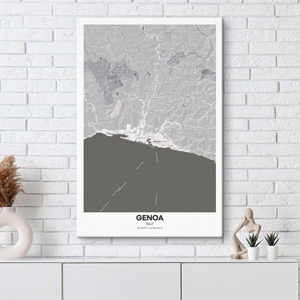 A map of the coast