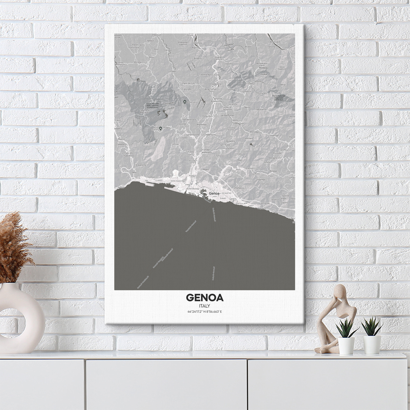 A map of the coast