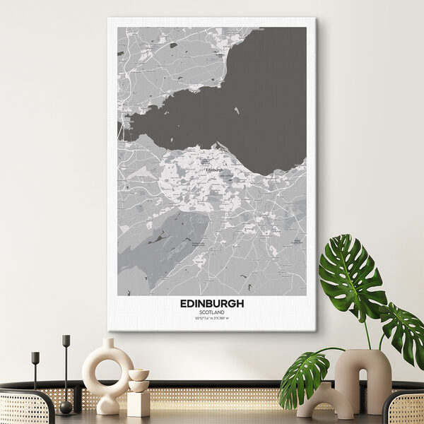 A map of land with roads and roads