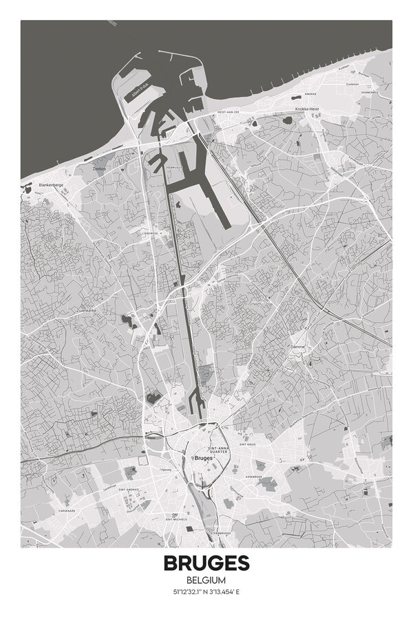 A map of a city A map of a city