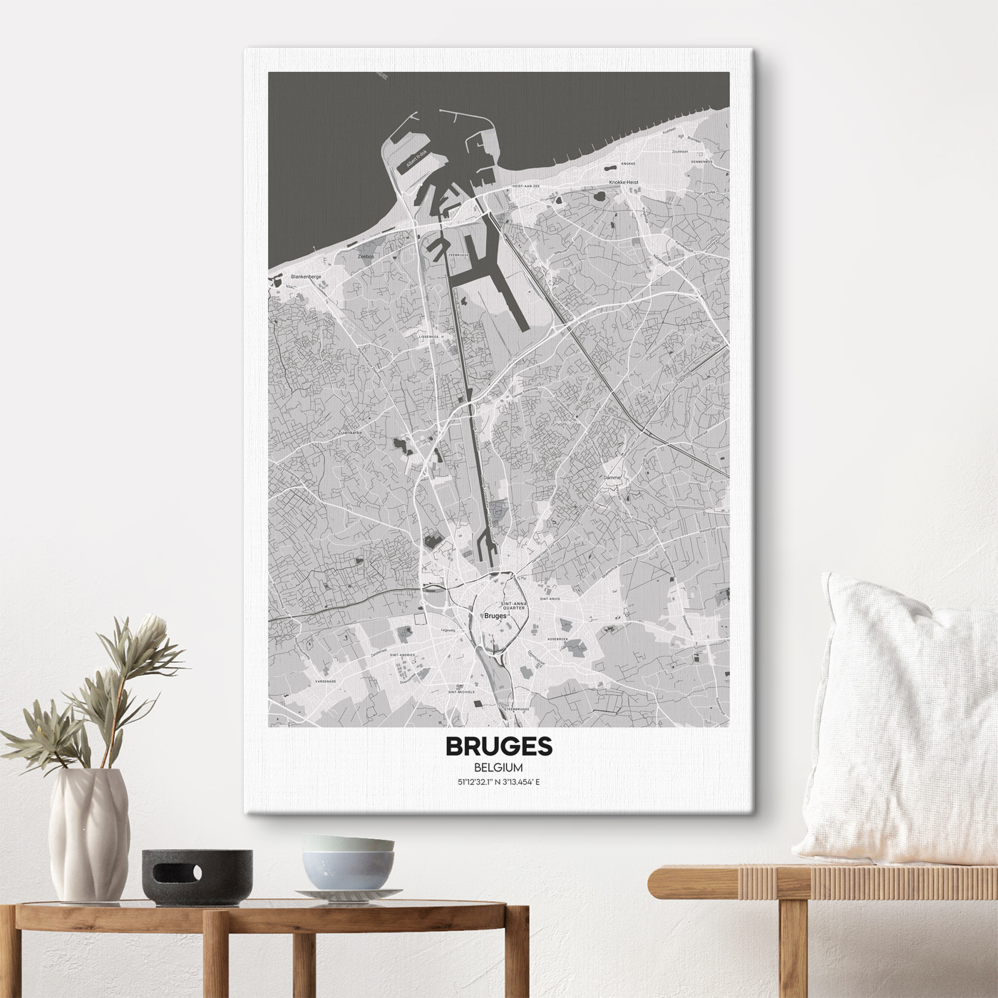 A map of a city A map of a city
