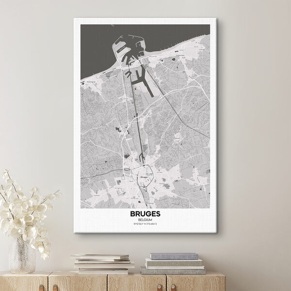 A map of a city A map of a city