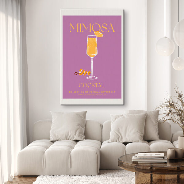 Quadri Quadri Un poster che raffigura una bevanda (COD: s37872)