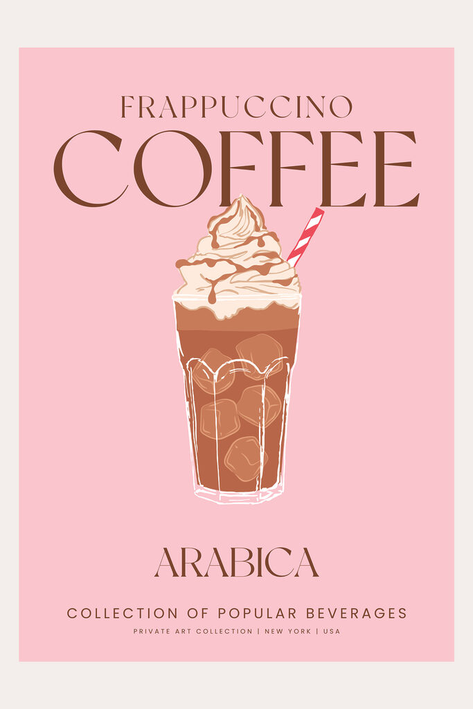 A poster of a drink