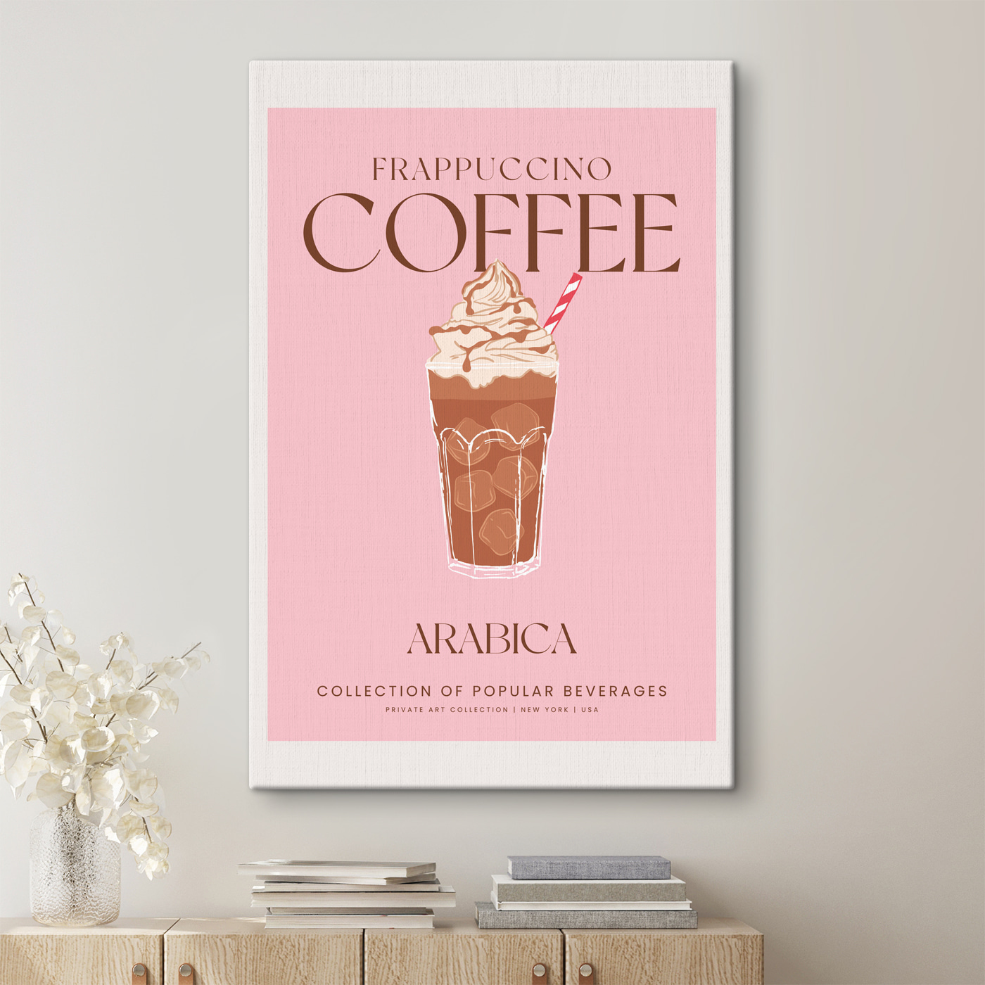 A poster of a drink