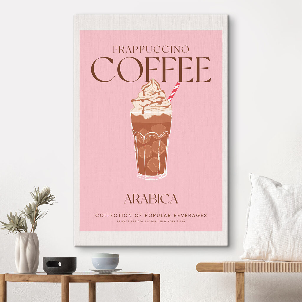 A poster of a drink