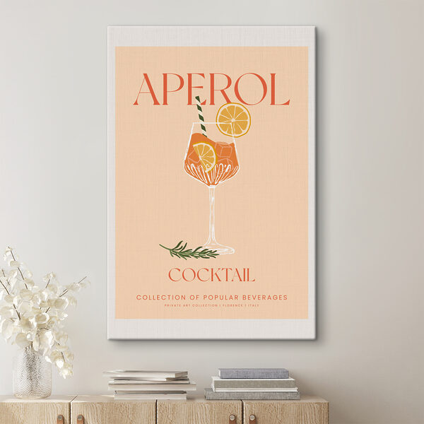 Quadri Un poster che raffigura una bevanda