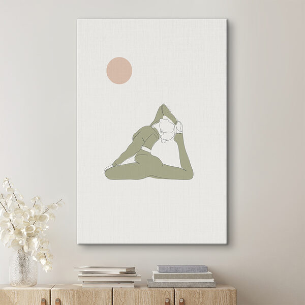 Quadri Una donna che fa yoga