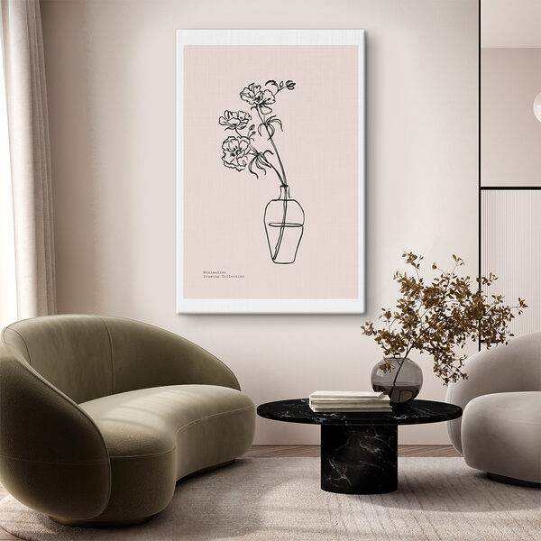 Quadri Quadri Un disegno di fiori in un vaso (COD: s37927)