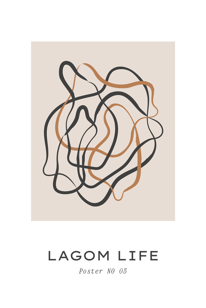 A black and brown lines on a white background