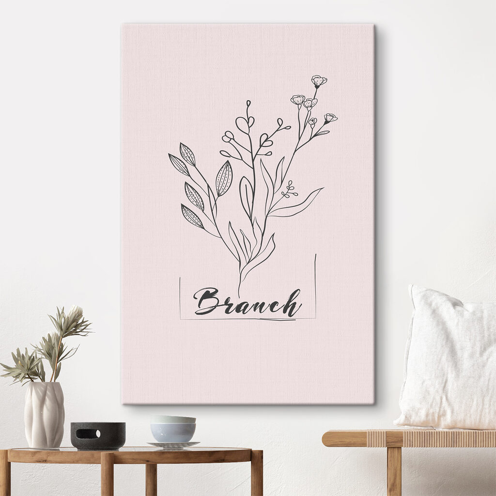 A drawing of a plant
