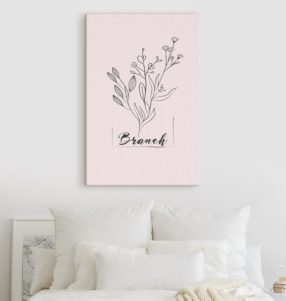 A drawing of a plant