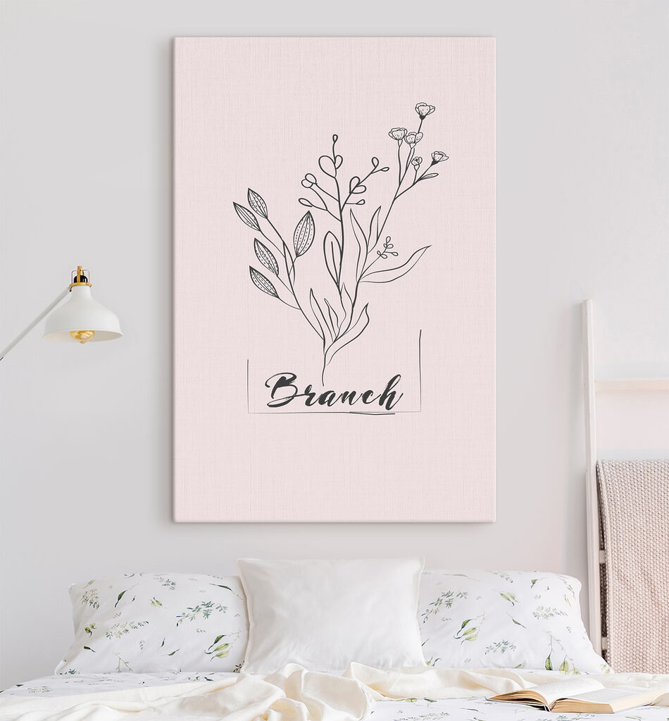 A drawing of a plant