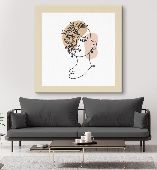 Quadri Un disegno di una donna con dei fiori tra i capelli (COD: s38013) Quadri Quadri Un disegno di una donna con dei fiori tra i capelli (COD: s38013)