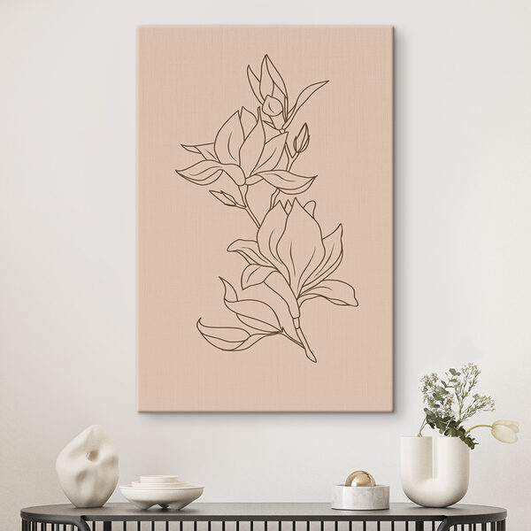A drawing of a flower