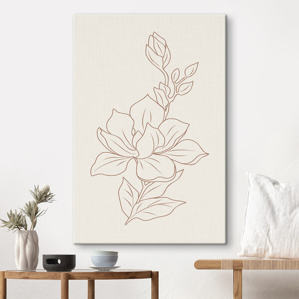 Quadri Il disegno di un fiore (COD: s38020) Quadri Quadri Il disegno di un fiore (COD: s38020)