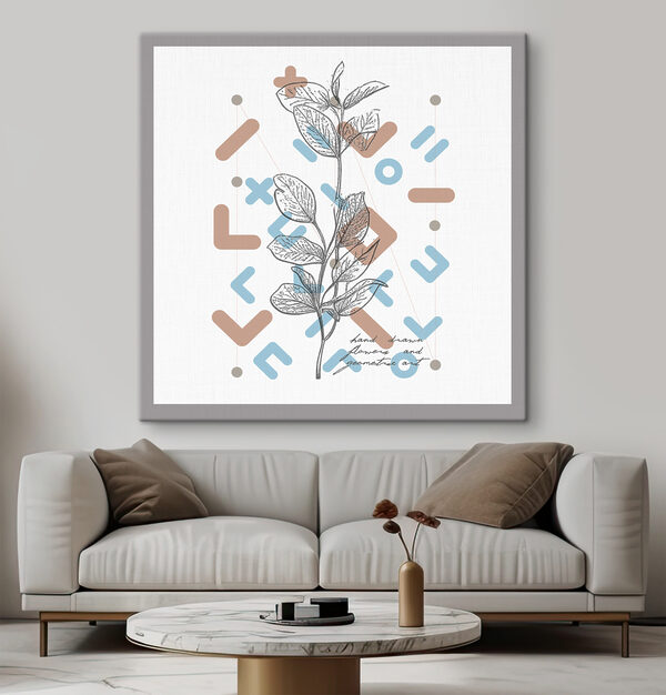 A drawing of a plant