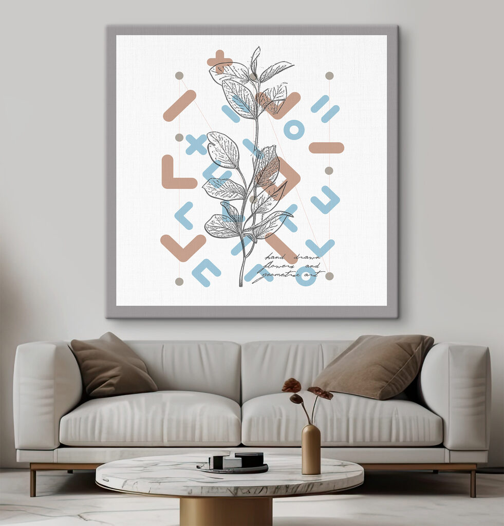 A drawing of a plant
