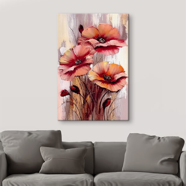 Quadri Un dipinto di fiori su sfondo bianco (COD: s37743) Quadri Quadri Un dipinto di fiori su sfondo bianco (COD: s37743)