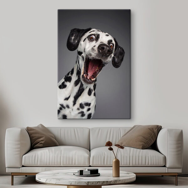 Quadri Un cane con la bocca aperta (COD: s37752) Quadri Quadri Un cane con la bocca aperta (COD: s37752)