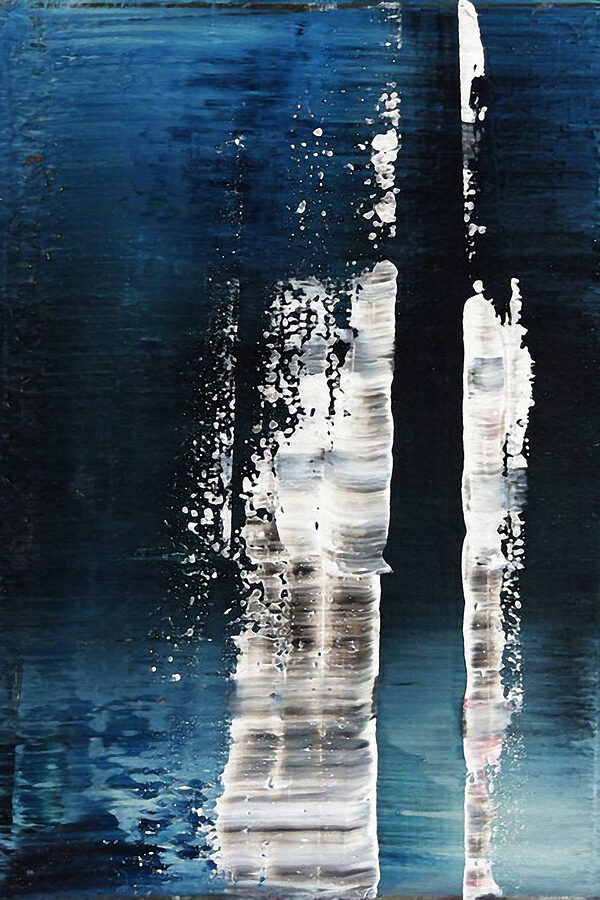 Abstract interplay of dark and light