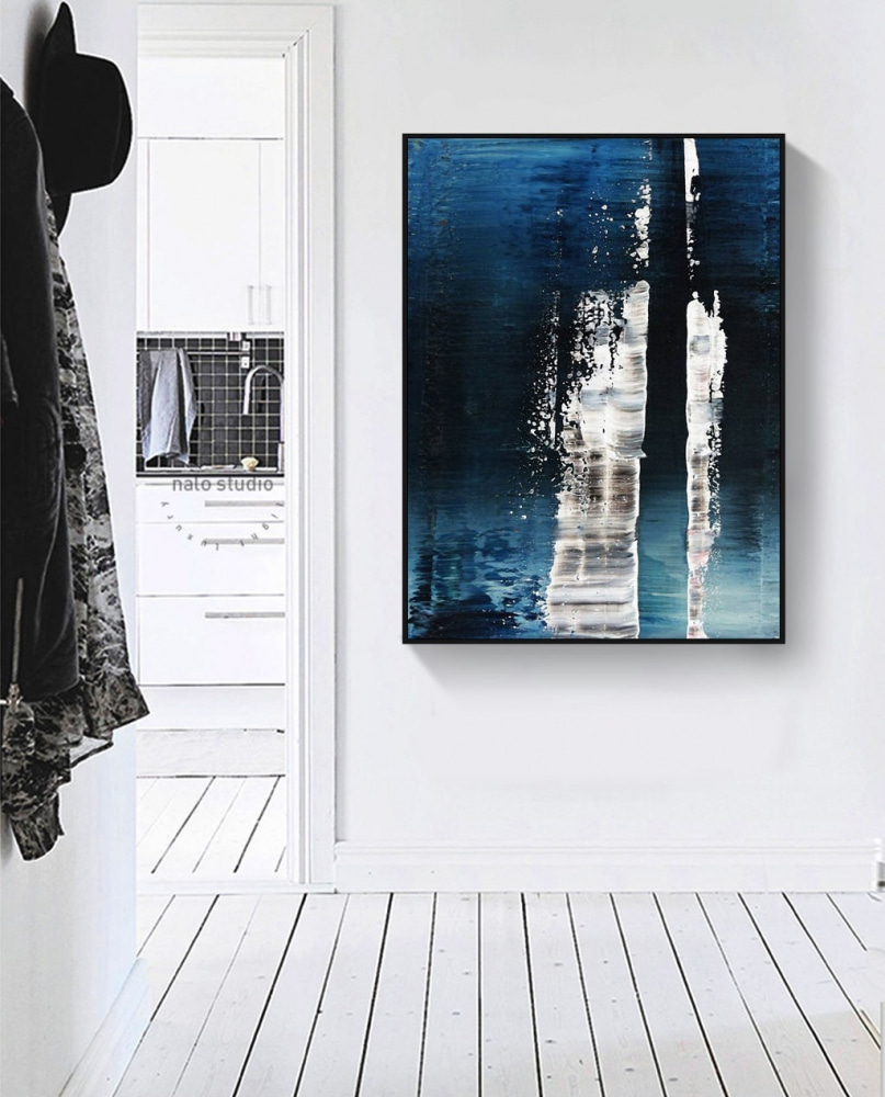 Abstract interplay of dark and light